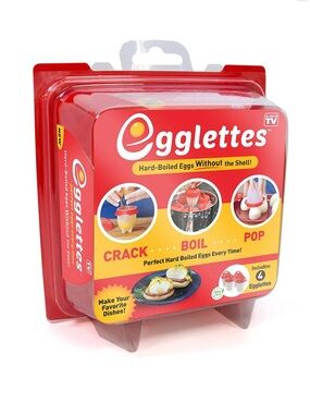 AS SEEN ON TV EGGLETTES PERFECT EGGS EVERY TIME (NEW WITH TAGS)